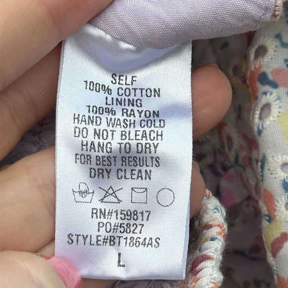 Altar’d State Elysia Floral Top, size Large - Picture 9 of 9